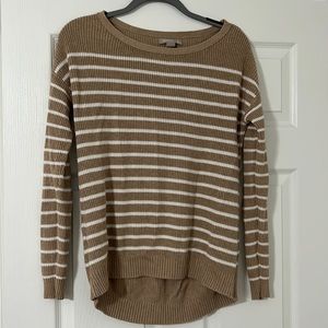 Banana Republic Tan Striped Sweater